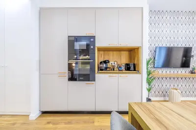 Una cocina o zona de cocina en Apartamento La Victoria & Centro & Parking