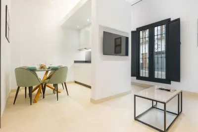 Una televisión o centro de entretenimiento en New Design Apartment - Gallos 4