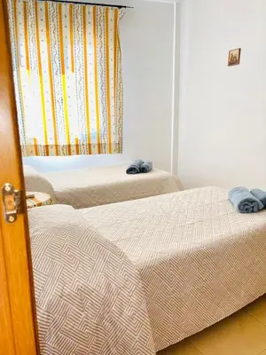 Cama o camas de una habitación en La Casa del Cuco