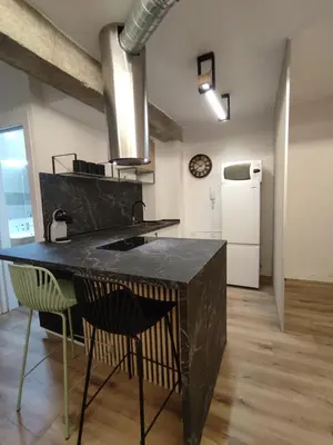 Una cocina o zona de cocina en Jaén Sky