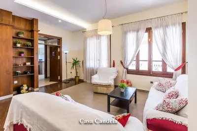 Cama o camas de una habitación en Apartamentos Candela Alora