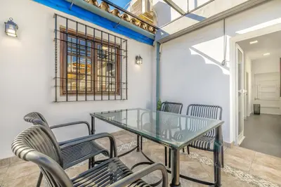 Zona de estar de Alminar Suites