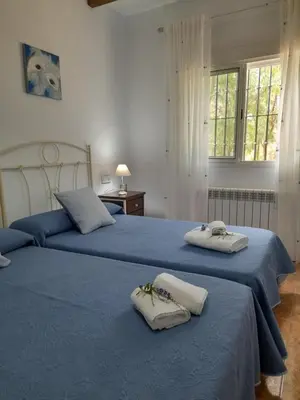Cama o camas de una habitación en La Sombra