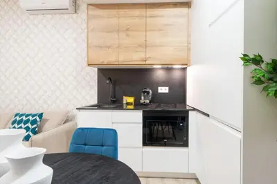 Una cocina o zona de cocina en New modern - quiet street - Setas de Sevilla