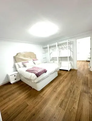 Cama o camas de una habitación en Casa rural