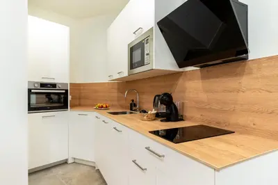 Una cocina o zona de cocina en Apartamentos Cano y Cueto , Jardines de Murillo