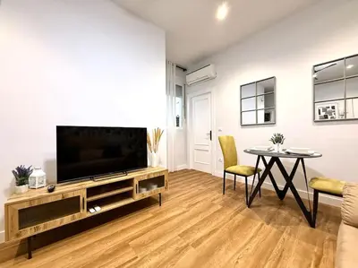 Una televisión o centro de entretenimiento en Apartamento ZenPark