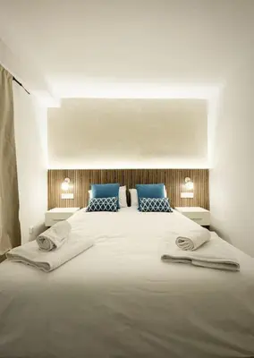 Cama o camas de una habitación en Casa Abuela Pepi