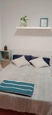 Cama o camas de una habitación en Hosfty Centro - Mirador San Marcos 1,1