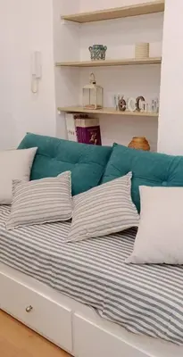 Cama o camas de una habitación en Hosfty Centro - Mirador San Marcos 1,1