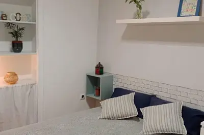 Cama o camas de una habitación en Hosfty Centro - Mirador San Marcos 1,1