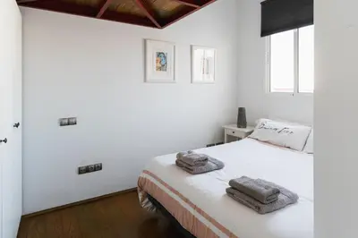 Cama o camas de una habitación en Veoapartment Sol Terraza
