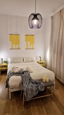 Cama o camas de una habitación en Hostfy Centro, Calle Sol - San Román