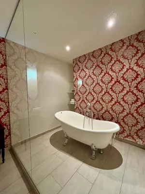 Un baño de Hotel Restaurante Paneque