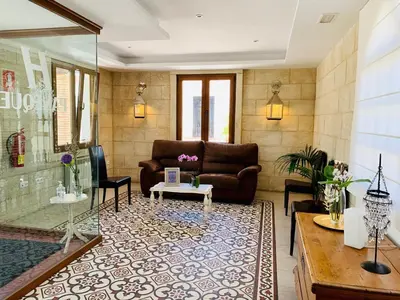 Zona de estar de Hotel Restaurante Paneque