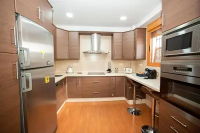 Una cocina o zona de cocina en Casa de la Albolafia