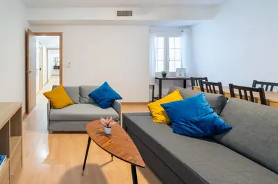 Zona de estar de Apartamento a 15 minutos de la Judería con Parking