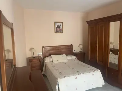 Cama o camas de una habitación en Casa RACABEL