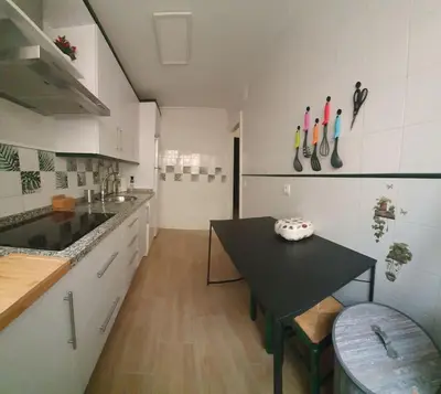 Una cocina o zona de cocina en Apartamento reformado a estrenar