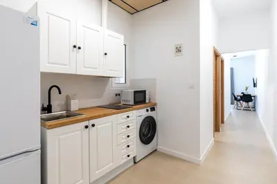 Una cocina o zona de cocina en La Flor de Sevilla