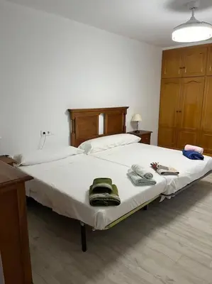 Cama o camas de una habitación en Rincón Subbético