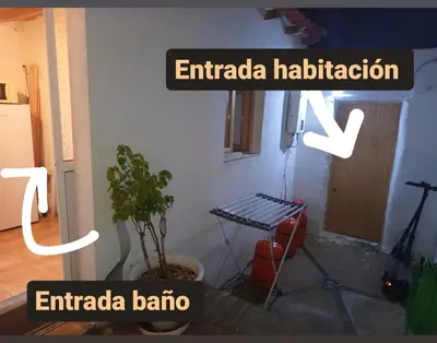 Plano de Habitación Hibisco en La Casa del Patio