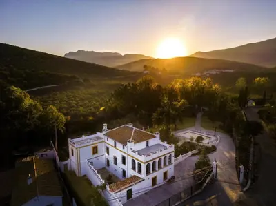 Paisaje cerca de esta villa