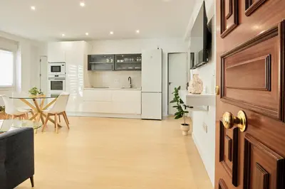 Una cocina o zona de cocina en Del Valle Hogar Centro