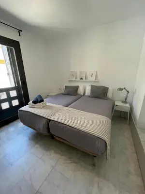 Cama o camas de una habitación en Center Sevilla Confort 7