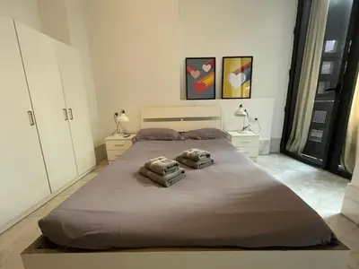 Cama o camas de una habitación en Center Sevilla Confort 9