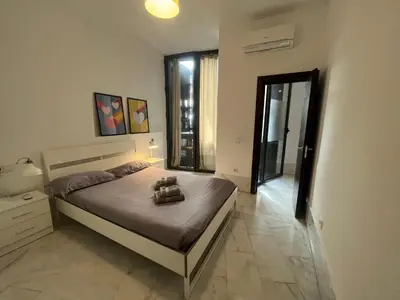Cama o camas de una habitación en Center Sevilla Confort 9