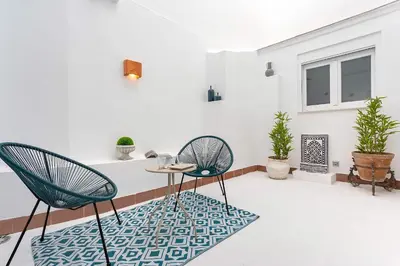 Zona de estar de Genteel Home Teatro Góngora