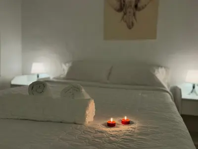 Cama o camas de una habitación en El Mirador de Ana