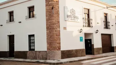 Edificio en el que se encuentra el hostal o pensión