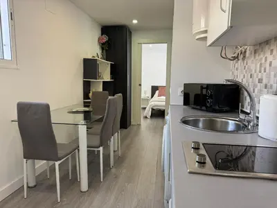 Una cocina o zona de cocina en Apartamento Chaparro 6