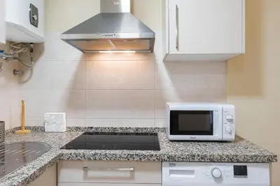 Una cocina o zona de cocina en Casco Antiguo Moderno Luminoso