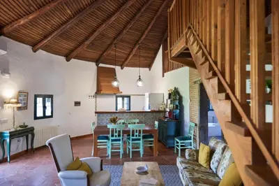 Zona de estar de ALOJAMIENTO TURISTICO- AGROTURISMO Dehesa La Pared