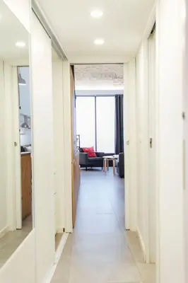 Plano de Amplio apartamento de diseño precioso con parking incluido en pleno centro