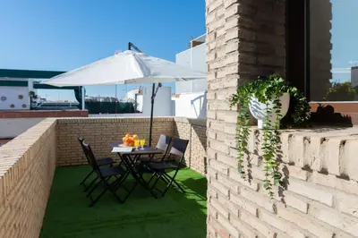 Un balcón o terraza de Alohamundi Niña