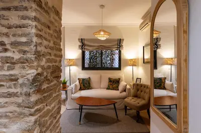 Zona de estar de MN Elegante apartamento ideal para parejas