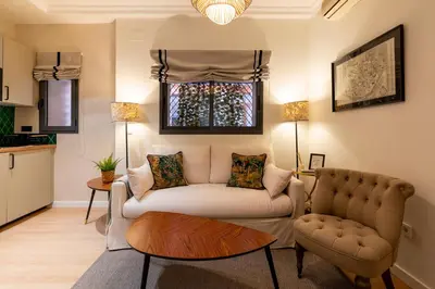 Zona de estar de MN Elegante apartamento ideal para parejas