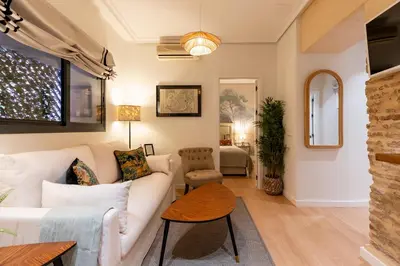 Zona de estar de MN Elegante apartamento ideal para parejas