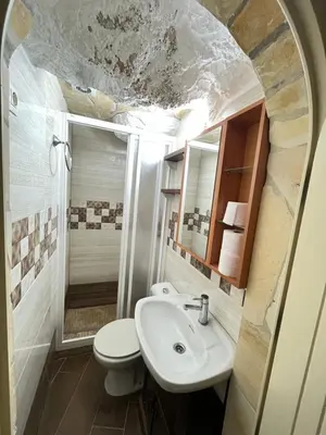 Un baño de La casita medieval