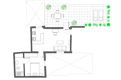 Plano de Veoapartment Alameda Terraza 1