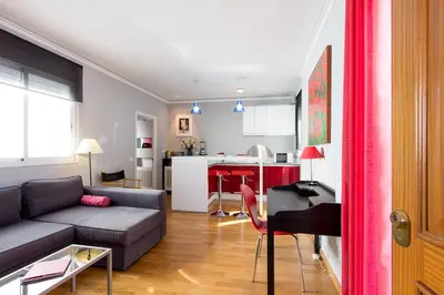 Zona de estar de Veoapartment Alameda Terraza 1