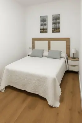 Cama o camas de una habitación en Alojamiento Baeza - Chicharro