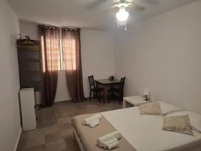 Cama o camas de una habitación en Casa Tito Andrés