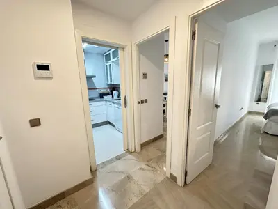 Una cocina o zona de cocina en Buhaira Suite Sevilla
