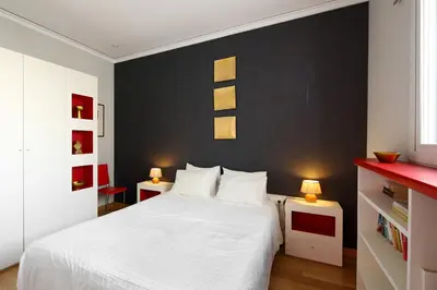 Cama o camas de una habitación en Veoapartment Alameda Terraza 2