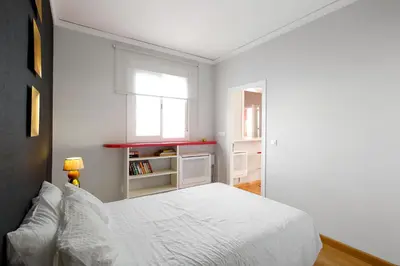 Cama o camas de una habitación en Veoapartment Alameda Terraza 2